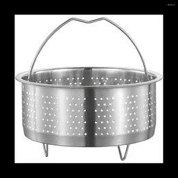 Cookware Sets Stainless Steel Steamer Basket Metal Insert Steaming Rack Vegetables Fruit Colander Strainer With Handle