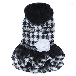 Dog Apparel Chihuahua Cat Dress Winter Clothes Puppy Clothing Small Costume Yorkshire Pomeranian Poodle Schnauzer Outfit