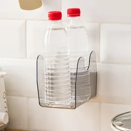 Kitchen Storage Wall-mounted Spice Bag Rack Multi-functional Punch-free Organizer
