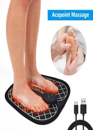 Electric EMS Foot Massage Pad Acupuncture Stimulator Pulse Muscle Massager Feet Massage Cushion Usb Foot Care Tool Machine6315242