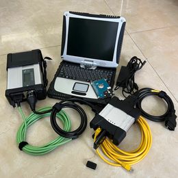 MB Star SD C5 PLUS ICOM wifi next for bmw 2in1 Auto Scanner Tool Newest HDD 2TB in CF-19 Laptop 4G Toughbook
