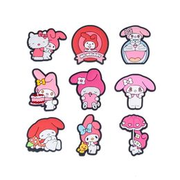 2023 new hot selling rubber charms custom cartoon design shoes decoration