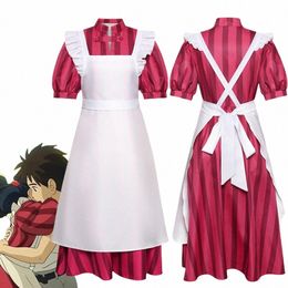 anime Kiriko Cosplay Costume Adult Women Apr Dr Lolita Maid Uniform Halen Clothes Outfit p96T#