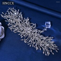 Hair Clips HNCCX Bridal Crown Wedding Headband Woman Rhinestone Luxury Accessories Elegant Girls Party Gift Headdress CP429
