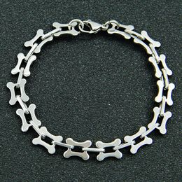 Luxury Designer Bracelet Fashion Hip Hop Cuban Chain Smooth Cross Titanium Jewellery Ladies Girlfriend Gift