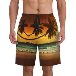 Men's Shorts Swimwear Sea Tropics 3D Printed Board Summer Fashion Stylish Short Pants Males Sports Surf Quick Dry Swim Trunks