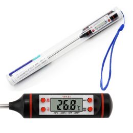 Gauges Kitchen Cooking Food Thermometer Meat Instant Read Probe Digital BBQ Baking Oil Milk Pen Style Thermometer TP101 Wholesale