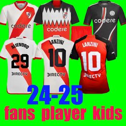 2023 2024 River Plate Soccer Jerseys Barco De La Cruz Quintero Aarezpratto Fernandez Camisetas Solari Men Kids Kits Set Javascript 23 3rd