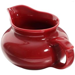 Vases Milk Jug Gravy Serving Boat Condiment Boats Household Cup Saucer With Handle Accessory Bowl Decorative Coffee Concentrate