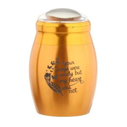 Products Stainless Steel Pet Keepsake Urn for Pet Ashes Human Ashes Mini Cremation Urns Memorial Ashes Urn Burial Funeral Urns