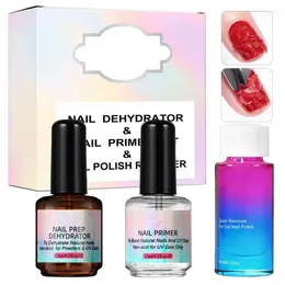 Nail Art Kits Prep Dehydrate & Bond Primer Kit Quick Dry Gel Polish Supplies Dehydrator And Safe Accessories