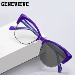 Sunglasses GENEVIEVE Cat Eye Personalised Design Blue Light Glasses Can Be Customised Prescription Pochromic Polarised 2181