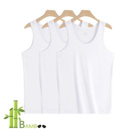 3-packs super soft Slim Fit Mens Tagless Tank Tops Breathable Sleeveless T-Shirt for Men Undershirts Crew Neck Comfort Stretch 240323