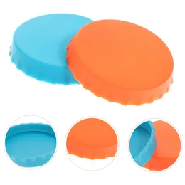 Dinnerware 2 Pcs Can Sealing Lid Soda Cover Saver Beverage Sparkling Water Covers For Silicone Beer Silica Gel Seltzer