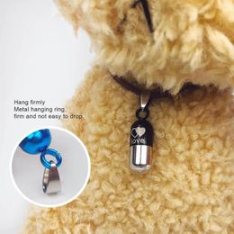 Dog Apparel Stylish Pet Identity Card Color Blocking Fine Workmanship Stainless Steel Cat ID Tag Anti-lost