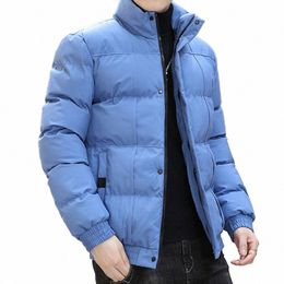 fi Solid Stand Collar Male Windbreak Parkas Cott Padded Down Jacket Warm Thick Men Parka Winter Casual Mens Outwear 2022 Y8DR#