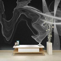 Wallpapers Mi'lo'fi Custom Large Wallpaper Mural 3d Personality Single Apartment Simple Black Background