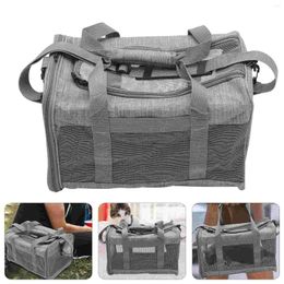 Cat Carriers Pet Bag Outdoor Puppy Carrier Breathable Container Small Dog Carry Carrying Pouch Cation Soft Sided Mesh Travel Stuff