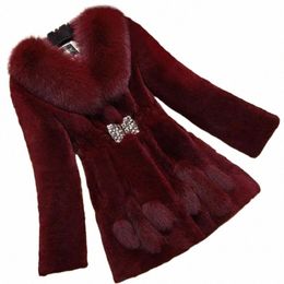 Cappotto di peluche invernale da donna oversize Cappotto di pelliccia spessa femminile Giacche calde 2024 Nuovo scollo a V Collo in pelliccia sintetica Abbigliamento Comfort Cappotti di pelliccia 11MU #