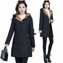 2022 Winter Parkas Women Jacket 6XL Hoodies Middle aged Female Outerwear Warm Down Cott Jacket Coats Femme Clothes C V9zw#