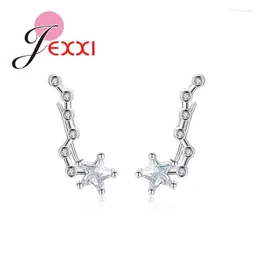 Stud Earrings 925 Sterling Silver Cubic Zirconia Jewellery Design Fashion For Women Girl Gift Wholesale Factory Price