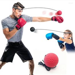 Gift Wrap Boxing Reflex Speed Punch Ball Sanda MMA Boxer Raising Reaction Force Hand Eye Training Set Stress Gym Muay Thai Exercise