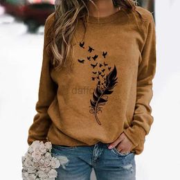 Women's Hoodies Sweatshirts Women S-3XL Fashion Winter Womens Casual Long Sleeve Tops Ladies Print Sweatshirt high quality materials 24328