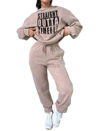 Women's Hoodies Sweatshirts CHQCDarlys Women s 2 Piece Outfits Fall Casual Tracksuit Long Sleeve Hoodie Jogger Pants Set Sweatsuits 24328