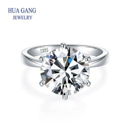 Fashion Jewellery Manufacturer Women Silver 925 rings 5ct Labs Diamond Finger Ring Wedding Rings s925 240328