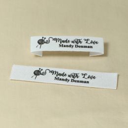 accessories Custom Sewing labels / Brand labels, Custom Clothing Tags, Cotton Ribbon label, Handmade label (FR014)