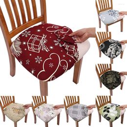 Chair Covers Dining Room Protector Slipcovers Christmas Decoration Cover Nonslip Chairs Slipcover For Office