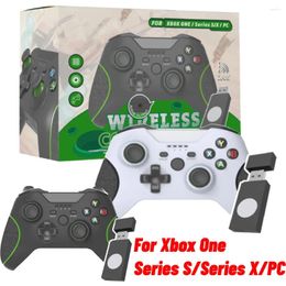 Game Controllers Wireless 2.4G Controller Dual Vibration Console Built-in 3.5MM Jack Without Latency 600mA For Xbox One X/S