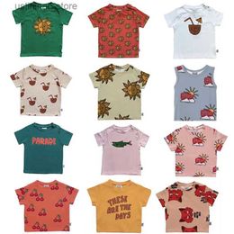 T-shirts One Day Brand New Summer Cartoon Kids T-shirts Sun Pattern Toddler Girls Cotton Tee Tops Baby Boys Clothing Cotton Fashion Brand24328