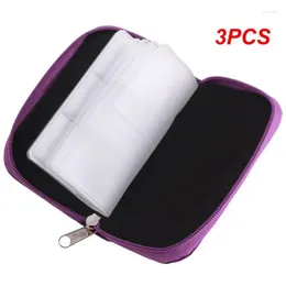 Storage Bags 3PCS Universal Electronics Accessories Organizer/Travel Gadget Bag For Cables Memory Cards Flash Hard Drive Card