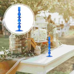 Candle Holders Fomiyes Glass Candlestick Taper Stand Tall Candelabra Pillar Holder Table Centrepiece Wedding