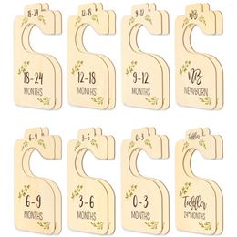 Bed Skirt 16Pcs Baby Closet Dividers Wooden Organiser Exquisite Hanging Separator Reusable Kids Clothes Wardrobe