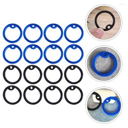 Dog Collars 20 Pcs Tags Silicone Dogtag Hoops Pet Mute Ring Label Silencers Circle Silica Gel Durable Circles