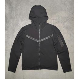 Men's Jackets 2024 Spring And Autumn Hooded Jacket Cotton Material Outdoor Casual High Quality Jogging Sports