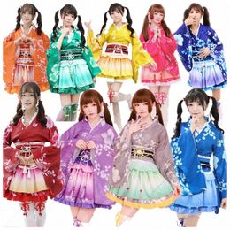 anime Love live Cosplay Costume Maki Nishikino Summer Yukata Kimo Lolita Girls Dr Halen Fancy Party Full Set B2nJ#