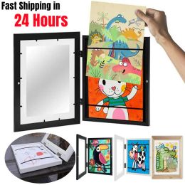 Frame Children Art Frames Magnetic Front Open Changeable Kids Frametory for Poster Photo Drawing Paintings Pictures Display Home Decor