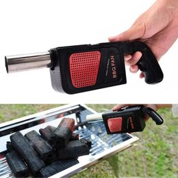 Tools 1/2pcs Barbecue Fan Air Blowers Hand-Held Electric Bentilator Bellows For Outdoor Camping Picnic Cooking Tool