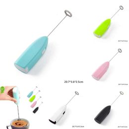 2024 Electric Egg Beater Milk Drink Coffee Whisk Stirrer Mini Milk Frother Mixer Electric Home Kitchen Egg Beater For Kitchen Tools