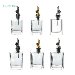 Storage Bottles Oil Dispenser Bottle Kitchen Glass Cooking Container C9GA