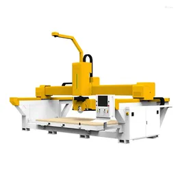 Bridg Saw Axi 5 Cnc Router Granite 3d Stone Sculpture Carving Machine