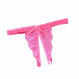 exotic Panties For Women Lace Open Crotch Thg Panties G-Pants Lingerie Pyjamas Sexy Panties Female Exotic Underwear C8GC#