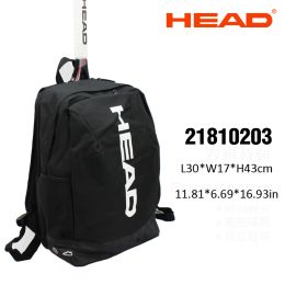 Bags Black Durable HEAD Tennis Squash Badminton Backpack 12 Squash Tennis Rackets Sports Bag Badminton Raquete Racquet De Tenis Bag