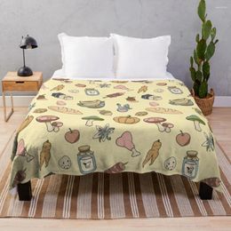 Blankets Hylian Wilderchef (Yellow Ver.) Throw Blanket With Fur Sofa Comforter Flannel