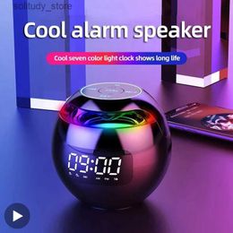 Portable Speakers Desktop alarm clock radio FM portable wireless Caixa De Som Bluetooth speaker music box Bluetooth for mini Bluetooth blocking Q240328