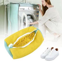 Laundry Bags Shoe Bag Capacity Washing Anti-deform Reusable Cylinder For Safe Shoes Multi-functional Home Supplies Durable