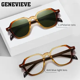 Sunglasses GENEVIEVEF Anti Blue Light Glasses Customizable Prescription Pochromic Personalized Polarized S31103